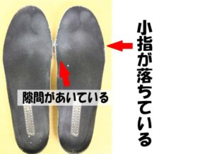 インソール小指